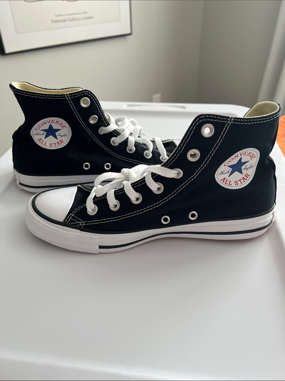 NWOT Black High Top Converse All Star Sneakers